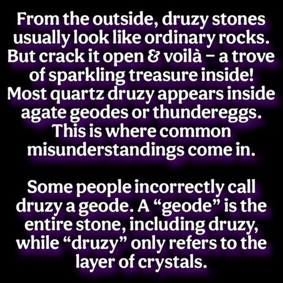 💜 Learn About Druzy ❤️ - Picture 5 of 16
